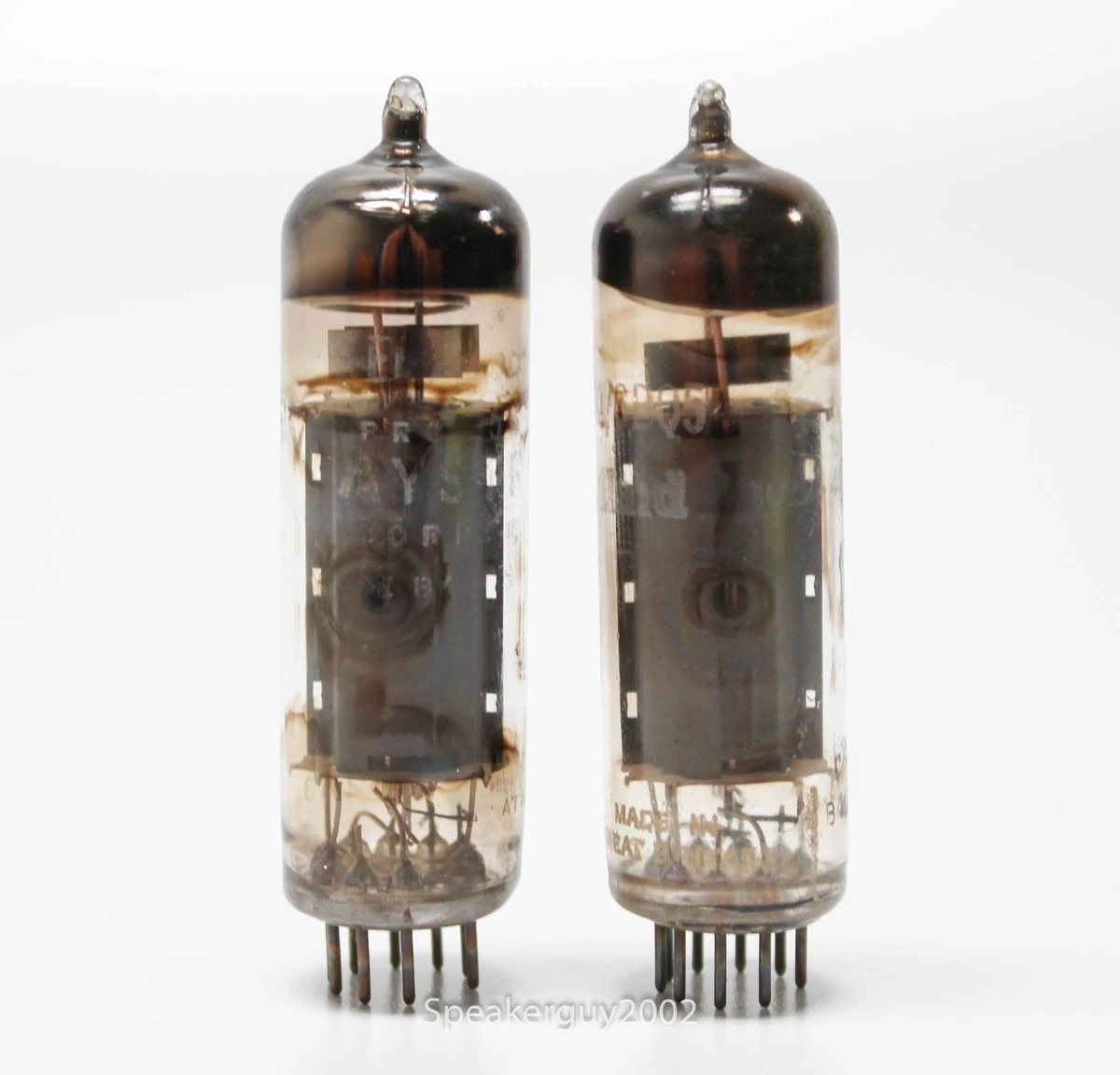 【ヴィンテージ】Mullard EL84 真空管 4本セット 中古 Mullard EL34 4本マッチ 真空管 中古 Mullard EL34 4本マッチ
