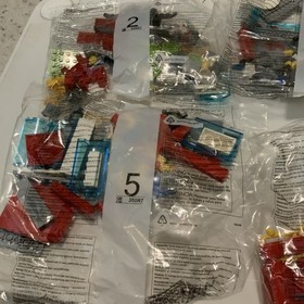 LEGO CITY: Fire Station (60110) - Incomplete 4 Sealed Bags 3 Manuals 2,5,8,& 10