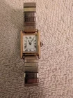 Vintage Timex Two-Hand Wind-up Analog Women's Watch . Goldtone
