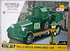 WWI ROLLS ROYCE Armored Car 2988 COBI, 268 pcs Blocks Set, New, RARE