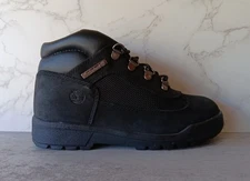 TIMBERLAND KIDS/YOUTH FIELD BOOT WATER PROOF BLACK NUBUCK A1AF7