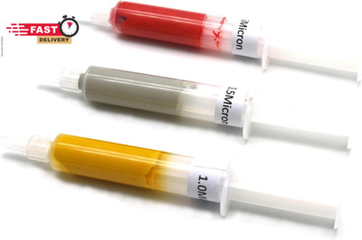 TEMO 3 Pc 5 Gram Diamond Lapping Paste Polishing Compound Syringes Finishing Set