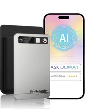 Pocket AI Recorder, 64GB Voice Recorder, 152-Language Transcribe & Summarize