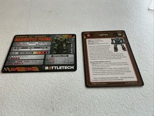 Cartes Catalyst Game Labs Alpha Strike Mech et Pilot #6
