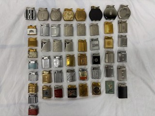 Nice Collection Of Vintage Evans Lighters