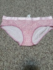 Victoria's Secret Logo Waistband Leopard Print Hiphugger Panty XXL
