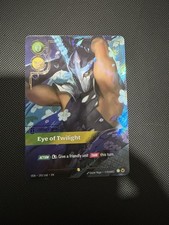 Riftbound League of Legends Vendetta Shen Eye of Twilight (Overnumbered) 193/166 — live eBay listing