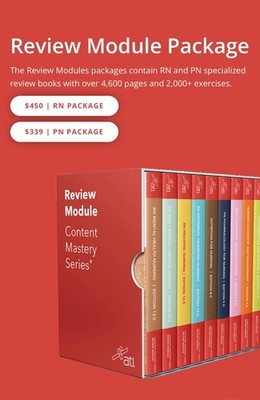 ATI PN Review Module Books. 8 books, Never Used!