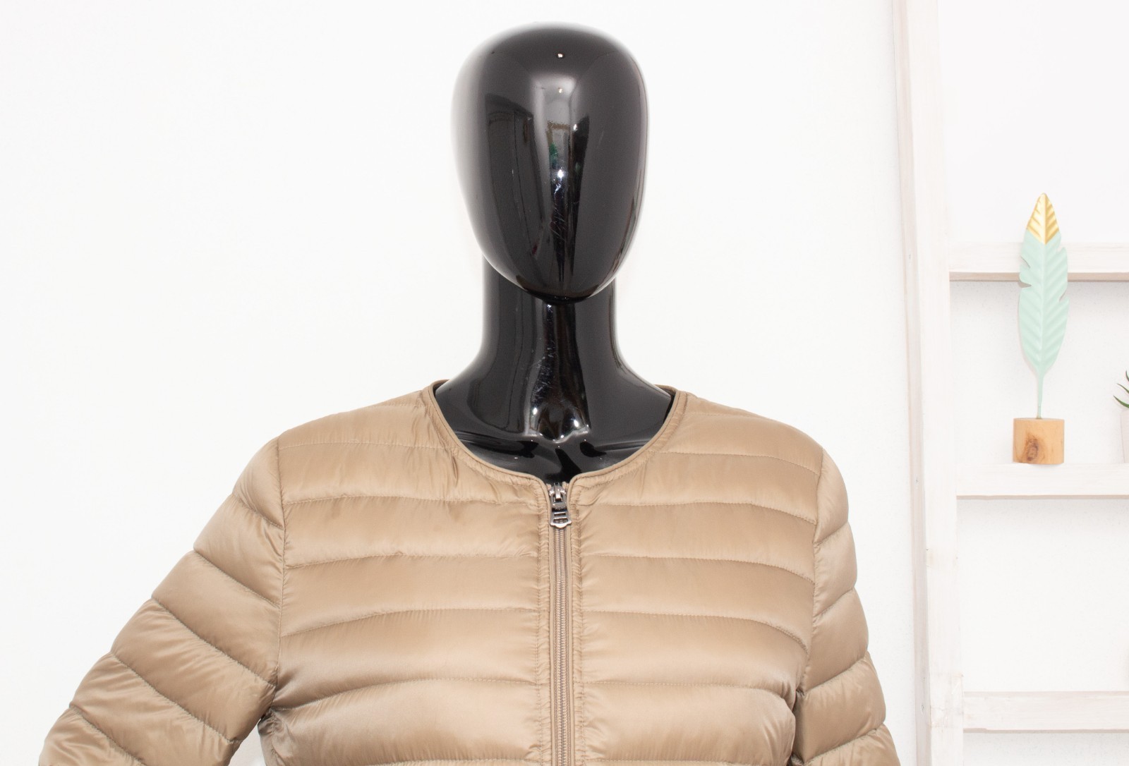 HOX Down Jacket Light Brown Lightweight Extra War… - image 2