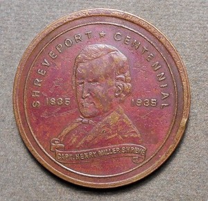 So-Called Dollar HK-692, Shreveport Centennial $, 1935, Shreveport, Louisiana. B