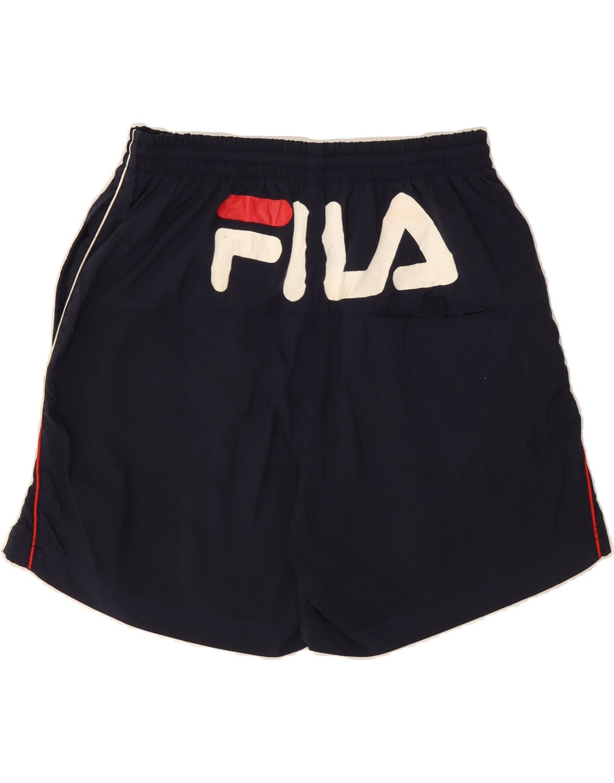 FILA pantaloncino sportivo uomo grafico medio blu navy poliestere AG03