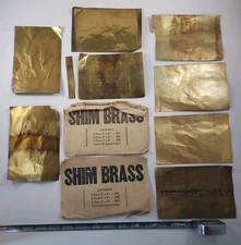 Vintage Lot SHIM BRASS 4 x 6 Piano Organ Repa...