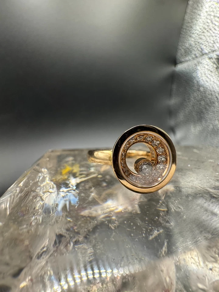 Chopard Happy Diamond Ring 18 Karat (750) Roségold - Massiv - Bild 4 von 4