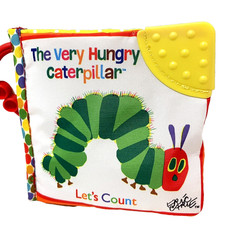 Eric Carle The Very Hungry Caterpillar Lets Count Crinkle Squeaker Teether Book