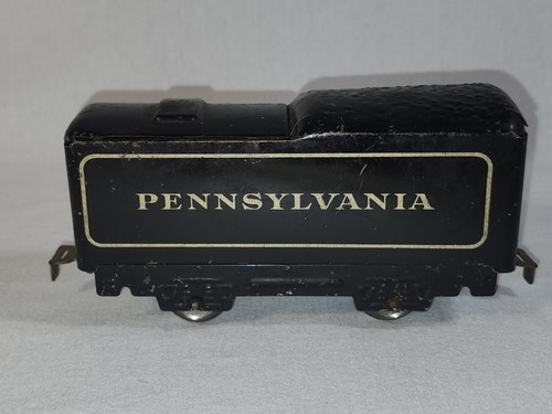 Marx 6" Four Wheel PRR Pennsylvania Tender Coal Train c.'48 - Picture 2 of 6