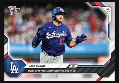 Max Muncy 5th Dodgers HR List 2026 MLB Topps NOW Card 479