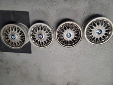 Set Of 4 Oem BMW E30 BBS 14 Inch Rims Wheels 14x6.5 ET30 Basket Weave #2225540