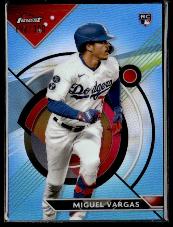 L85,430 - 2023 Finest Sky Blue Refractors #33 Miguel Vargas /300