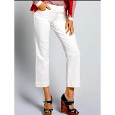 CAbi Palm Beach Crop Button-Fly Jeans Size 8 — listing 6