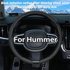 For Hummer Sport Grip Suv Truck Car 3pcs Segmented Steering Wheel Cover Black