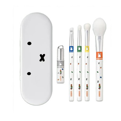 NEW ROM&ND ROMAND Miffy Limited Brush 5ea SET with Pouch No Tariffs In US