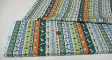 Michael Miller quilt-craft fabric ALLIGATOR STRIPE multi 2 yds (dcx-12556) SeeYa