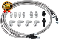 6AN 70" Transmission Fluid Oil Cooler Hose Line Kit for GM Chevy Transmission