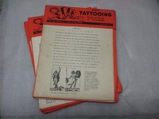 VINTAGE TATTOO ORIGINAL MILTON ZEIS SCHOOL OF TATTOOING LESSONS 1 TO 20