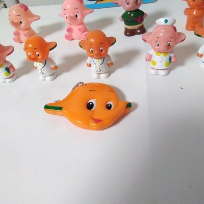 Vintage Sato-chan Sato Pharmaceutical Elephant Figures 9 Set + 