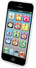 Toy Learning Play Cell Phone with 8 Functions and Dazzling Lights Interactive To
