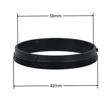 EXA-M42 All-Metal Adapter Ring for Exakta Lenses to M42 Thread