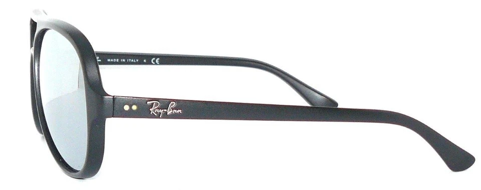 Ray Ban SONNENBRILLE SCHWARZ GRAU SPIEGEL RB 4125 CATS 4376 BRILLE 4162 PILOT - Bild 3 von 4