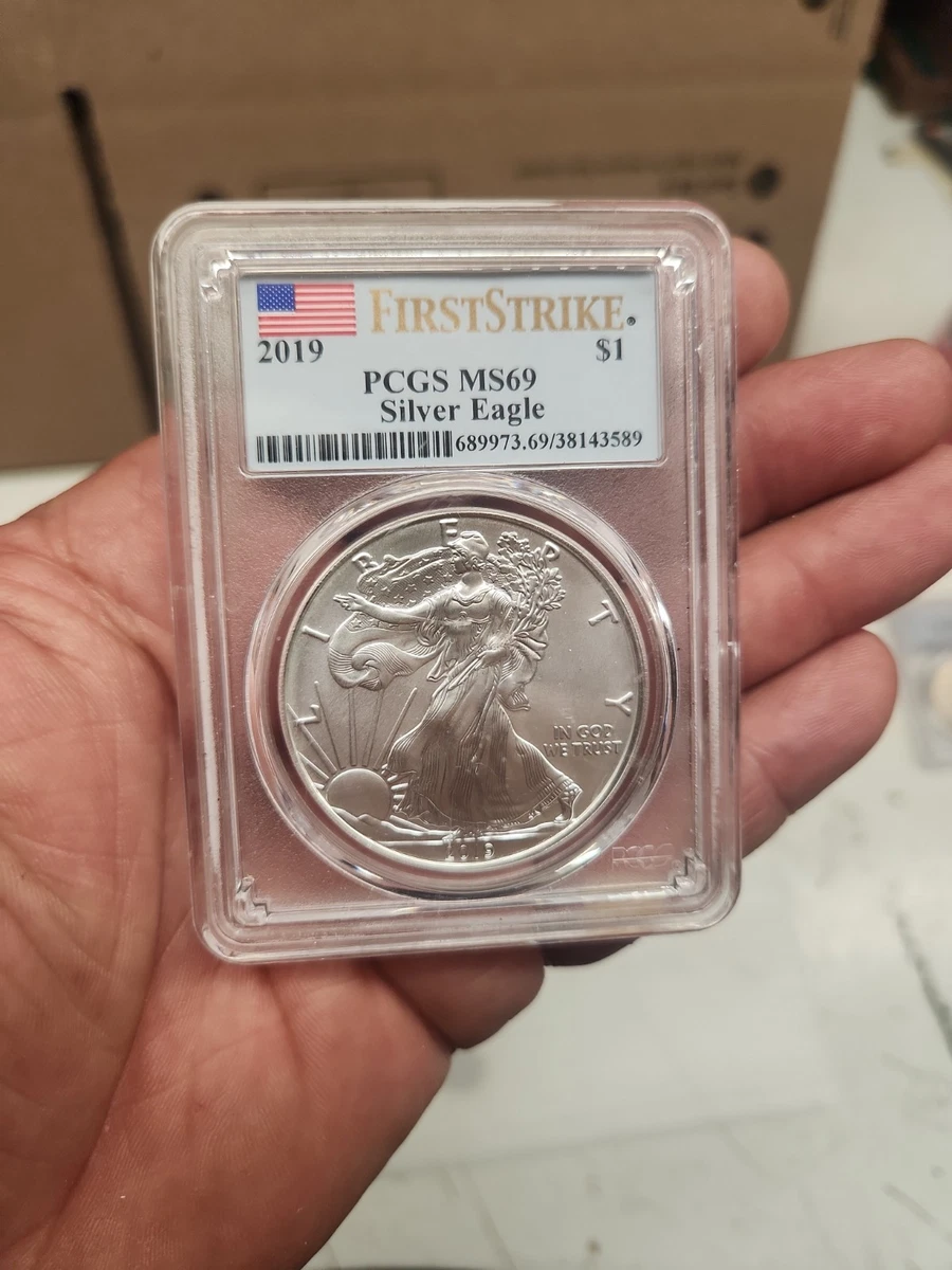 American Eagle MS 69 Graded 2019 Silver Bullion Coins for sale | eBay