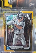 2024 Bowman - Chrome Prospects Jacob Burke #BCP-116 Gold Mojo Refractor /50 (RC)