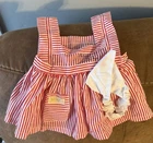 Vintage Cabbage Patch Kid Babyland General Hospital Nurse Candy Stripe Dress
