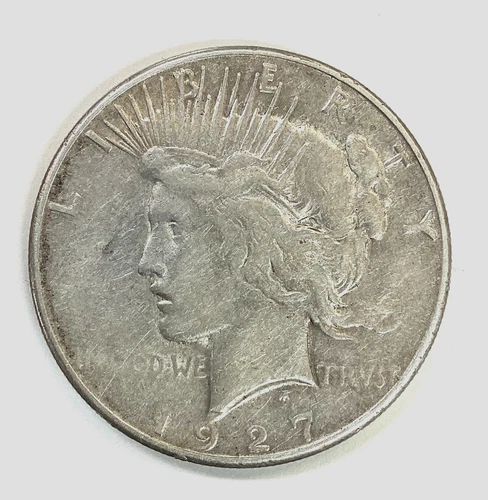 1927-S Peace Silver Dollar