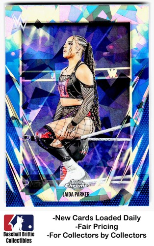 Jaida Parker – 2026 Topps Chrome Sapphire WWE · Base Sapphire #200 Jaida Parker