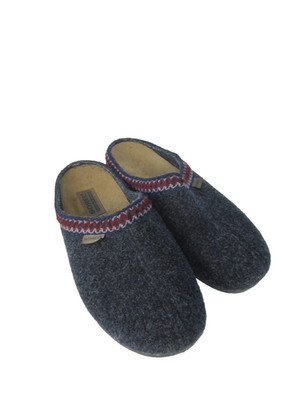 Sorel Kaufman Canada Men 8 Blue Boiled Wool Mules Slippers Slip On Women 9 Shoe