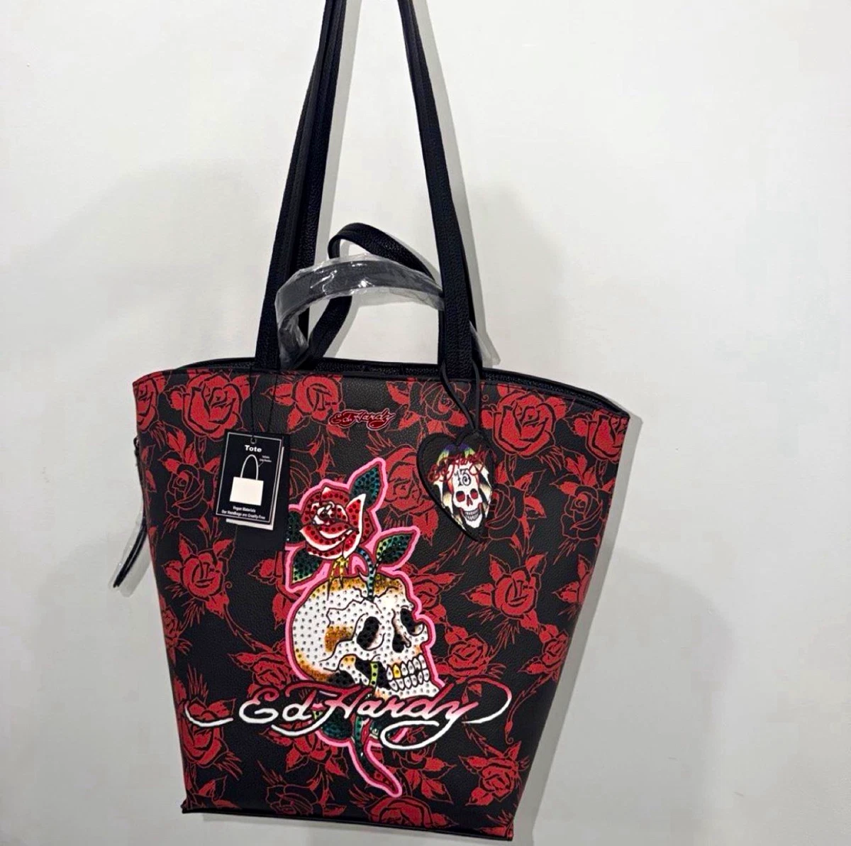 Ed Hardy Tote Black Bags & Handbags for Women for sale | eBay