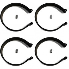  4 Drum Brake BANDs and PIN replaces 6" 6 Yard Cart Yerf-Dog Azusa Manco Stens