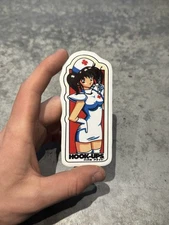 Hook Ups Skateboarding Sticker Made in USA Vinyl Decal Naked Girl Y2K