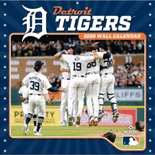 Turner Licensing,  MLB Detroit Tigers 2026 Wall Calendar, 12'' X 12'', 12-Month