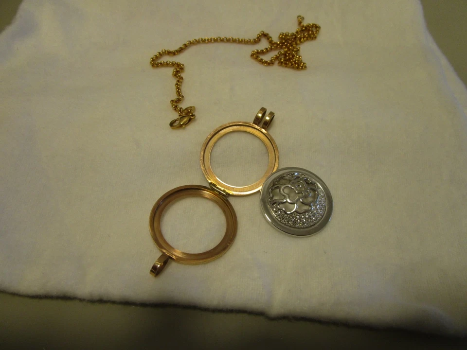 Quoins Kette & Anhänger austauschbar rose gold Länge 45 cm - Bild 3 von 3