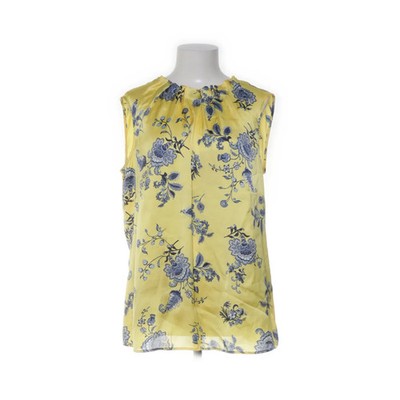Bonita, Tank­top, Größe: 42, Gelb/Blau, Polyester, Blumen, Damen #Aqi