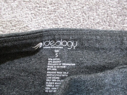 Ideology Leggings Pants Womens Size Small Gray Black Yoga Sports - Picture 4 of 5