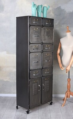 Armoire d'entrée MABEL avec 2 portes, 1 tiroir et miroir partiel