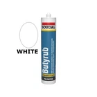 Soudal Butyrub ( Seamseal) Non Setting Mastic  Sealant  White Static Caravan