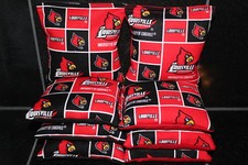 8 CORNHOLE BEAN BAGS GAMES BAGGO LOUISVILLE CARDINALS