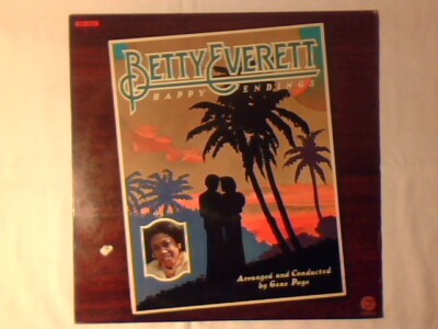 BETTY EVERETT Happy Endings LP ITALY JOE SAMPLE BEACH BOYS STEVIE WONDER 