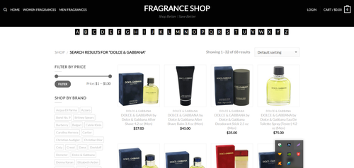 PERFUME SHOP - Website Business For Sale Free SSL + Free Hosting + SETUP - Picture 3 of 5